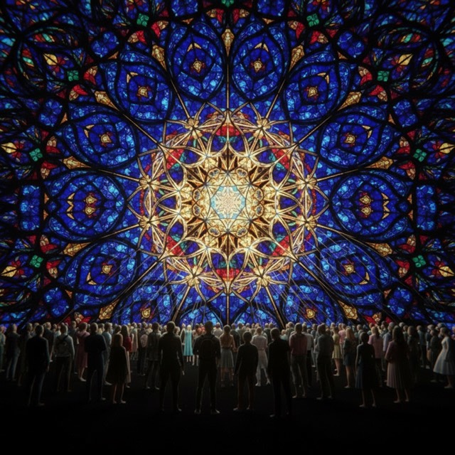 The Holotope — stained glass